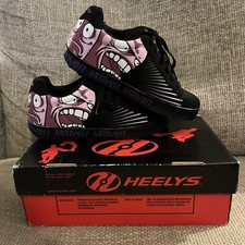 Heelys Size 7 Black Pink