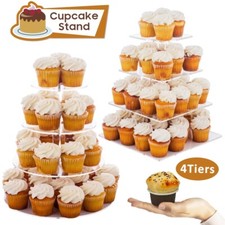 Clear acrylic cupcake - acrylic, stand