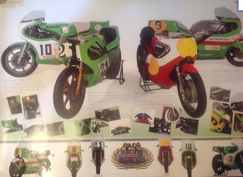 Kawasaki racing legends poster - racing,