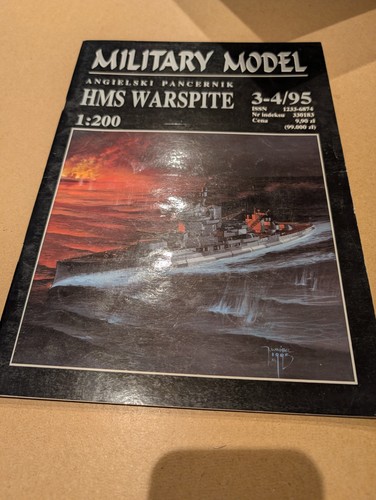 Halinski hms warspite - halinski, 1:200
