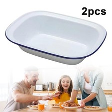 2 X Falcon Oblong Pie Dish