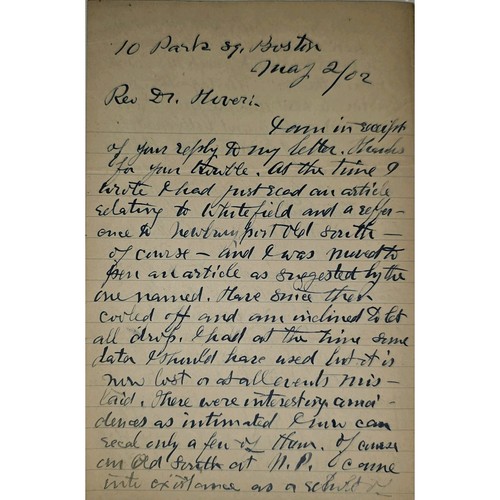 1902 silloway letter - 1902, t.w.