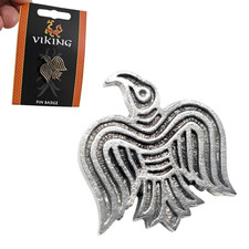 Odin's Raven Pewter Pin Badge