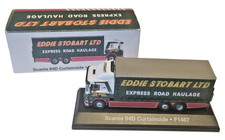 1:76 Scale Model Truck Eddie Stobart Scania 94D Curtainside Isabelle F1467 Atlas