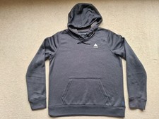 Burton Oak Men's Snowboard Hoodie Size Large Dk Grey. Midlayer. Shred.