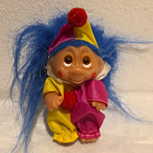 Vintage damn clown troll doll - clown,