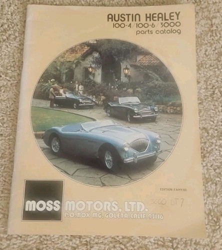 1982 austin healey parts list - parts,