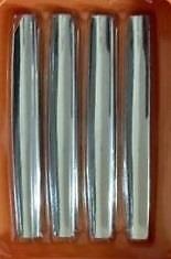 Chrome door boot - 4x,