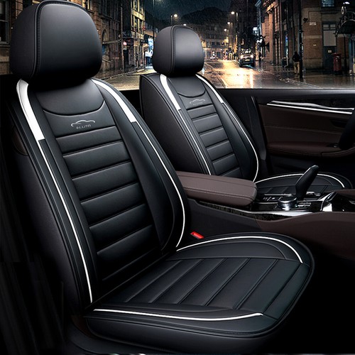 Deluxe black white leather - white,