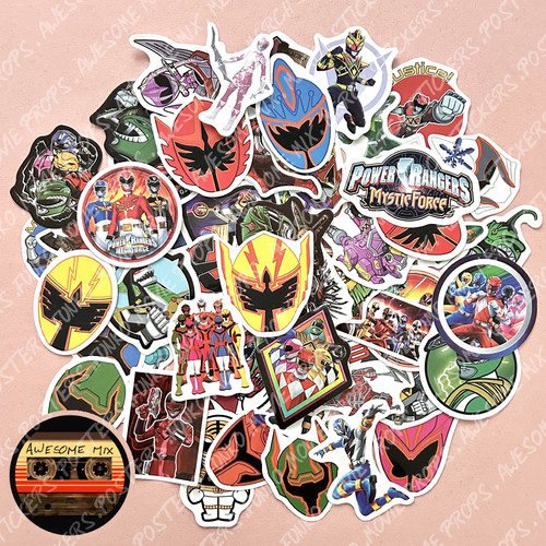 Power rangers stickers - stickers,