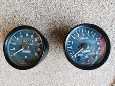 Yamaha RD200 speedo and tacho. Fully refurbished and zeroed