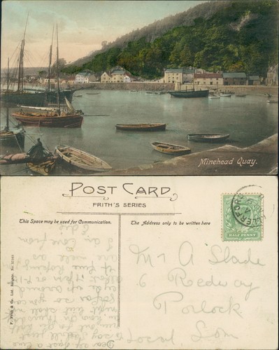 Minehead quarry 1911 cancel - 1911,