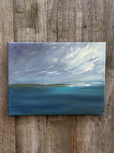 Acrylic painting abstract - acrylic,