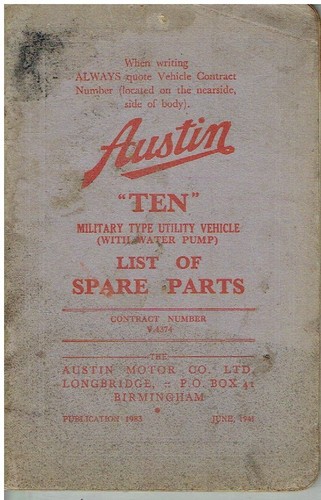 Austin ten ww2 utility truck - ww2,