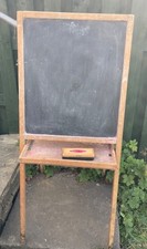 vintage kids blackboard school chalkboard folding double sided