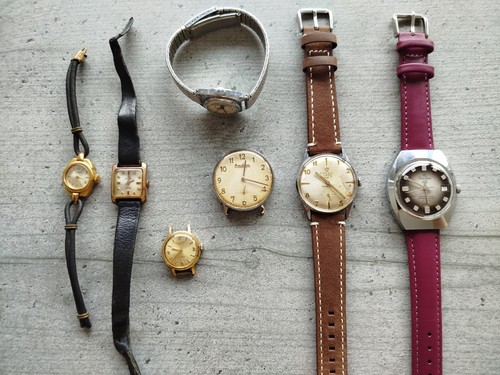 Vintage watch lot parts - watch,