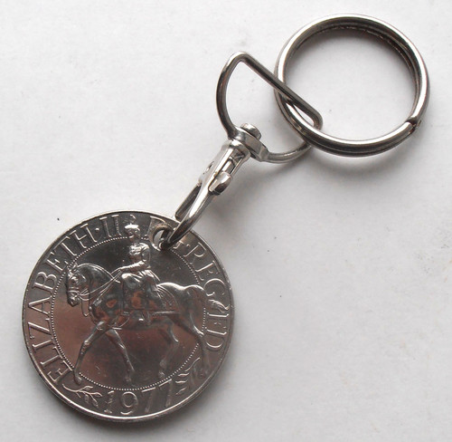 1977 jubilee crown coin key - 1977,