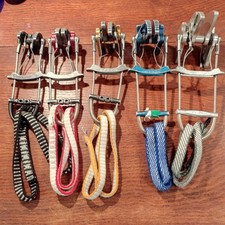 Set of 5 DMM 4CU climbing cams 1.5 - 3.5