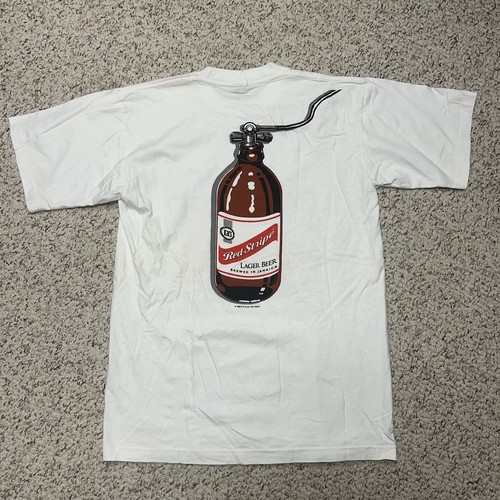 Vtg red stripe - vtg, beer