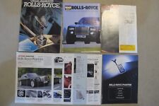 ROLLS ROYCE GREAT MARQUES BOOK, ROAD TESTS 5x ITEM LOT ON PHANTOM & FLYING SPUR