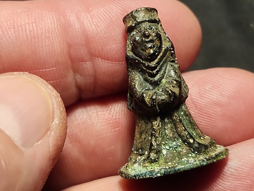 Antique vintage bronze figure - bronze,