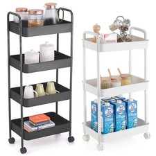 3/4 Tier Shelf Plastic Slim