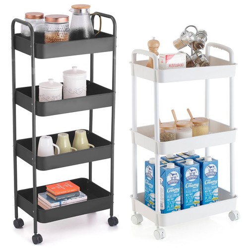 Tier shelf plastic slim - 3/4,