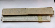 Vintage  Unique 10L/L Slide Rule with Original Box