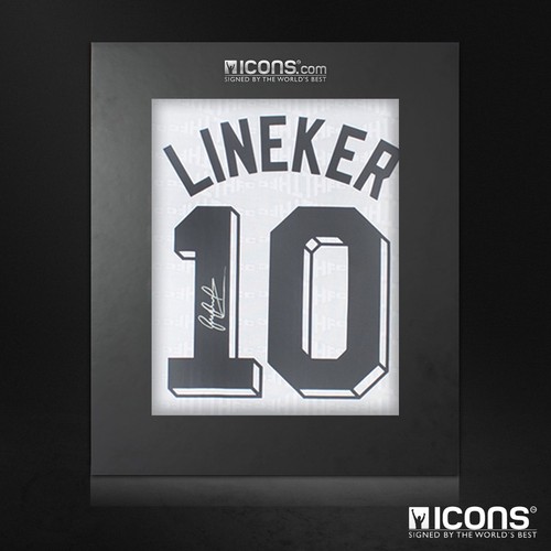 Gary lineker back signed - lineker,