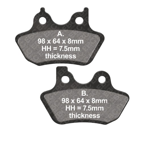 Ebc organic brake pads 1 - organic,