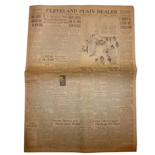 1942 cleveland plain dealer - cleveland,