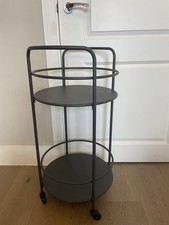 Matte Black Drinks Trolley Bar Cart