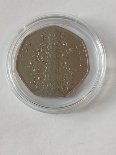 2009 kew gardens 50p coin - 2009,