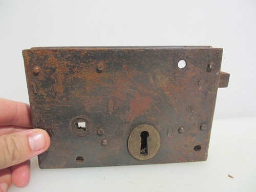 Victorian iron door latch - victorian,