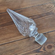 Large Antique Apothecary Carboy Clear Glass Bottle Stopper