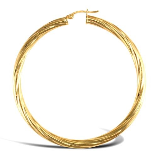 Creole earrings 9ct yellow - creole,