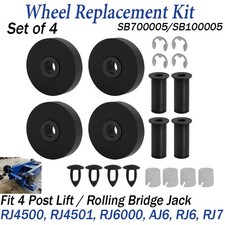4 x Wheel Kit for Rolling Jack
