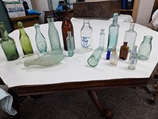 Antique/Vintage Job lot of Glass Bottles 