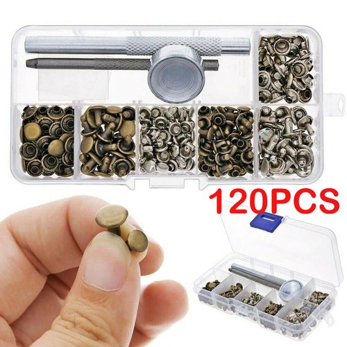 120pcs set rivets - 120pcs/set, double