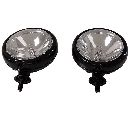 Black driving lamps classic - black, 5"
