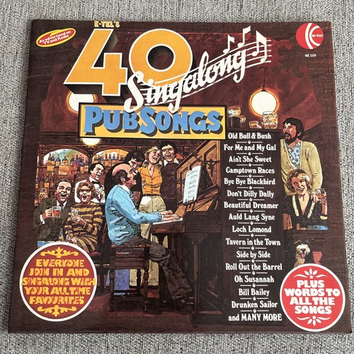 Singalong pub songs lp - 12",