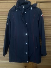 HKM Pro-Team Soft Shell Coat Size S 8/10 Navy