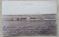 Romazzotti Submarine, Lagrange Class French Navy, Postcard 
