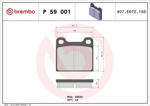 Brembo front brake - brembo, set