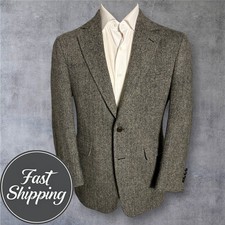 HARRIS TWEED WOOL Mens Blazer
