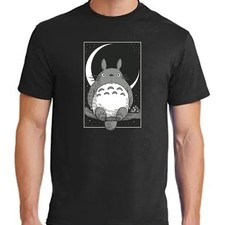 Studio Cat Ghibli Adult Kids T-Shirt Inspired Moon Totorro Anime Miyazaki Xmas