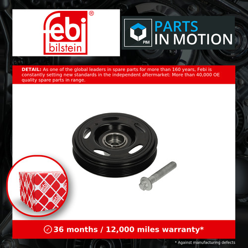 Crankshaft pulley 194319 febi - 194319,