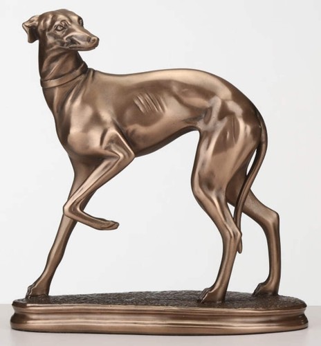 Standing whippet figure cold - standing,