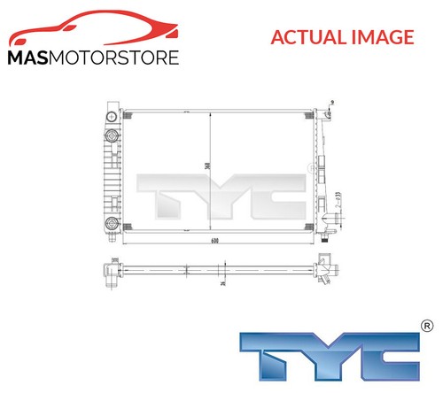 Engine cooling radiator tyc - radiator,