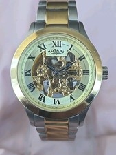 Mens Bi-colour Stainless Steel